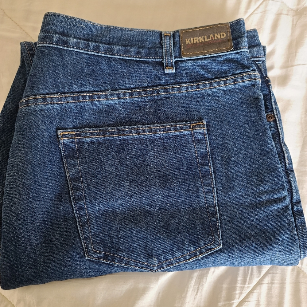 Men's Kirkland Big and Tall Blue Jeans 44x32